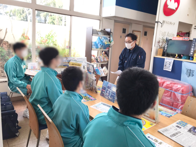 富塚SSで中学生の体験学習が実施されました！
