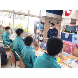 富塚SSで中学生の体験学習が実施されました！
