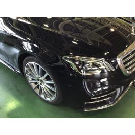 ベンツ　S400d　車検ご入庫